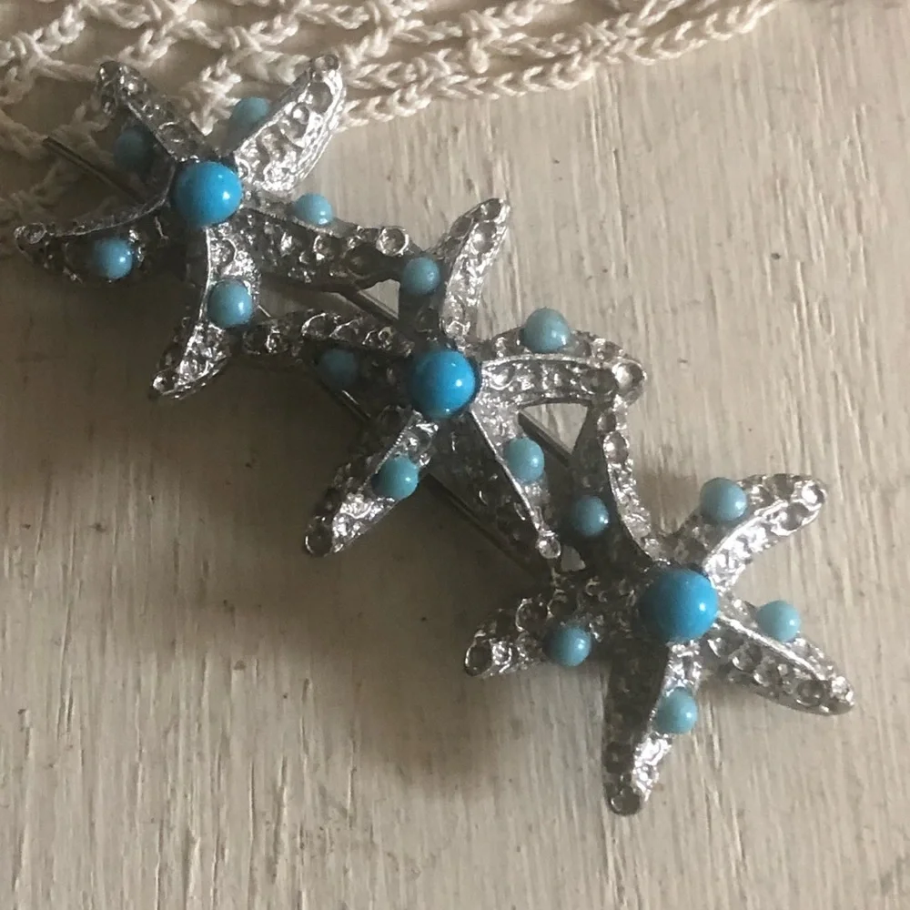 Vintage Starfish Barrette